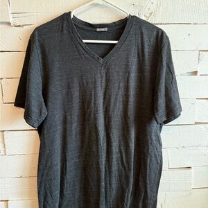 Charcoal V-Neck Men's T-Shirt